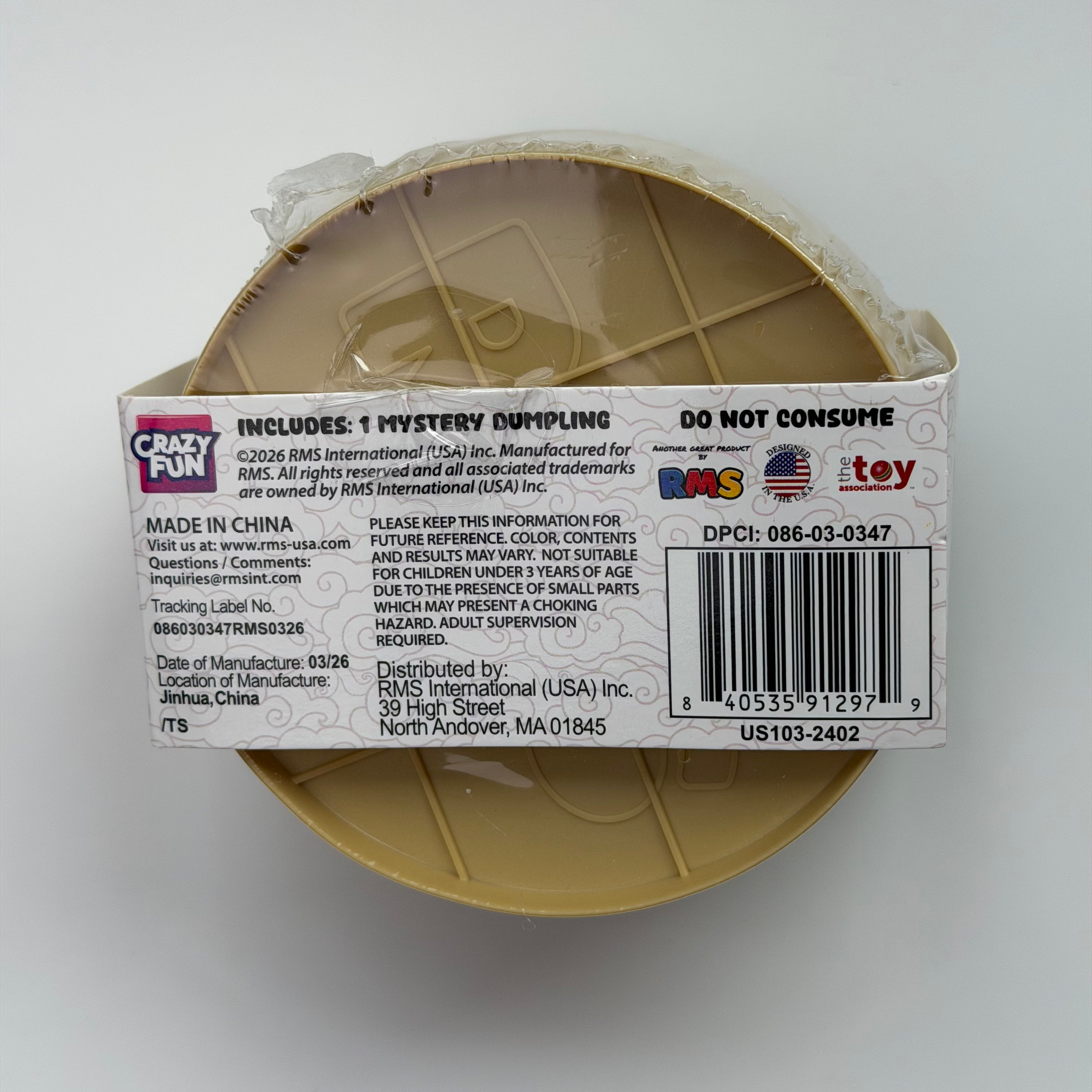 Crazy Fun RMS Mystery Dumpling Series 3 - Confetti